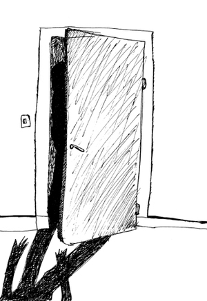 Derrière la porte